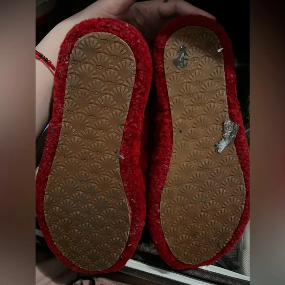 UGG Red Fluff Yeah Slide Slippers - Picture 3 of 3
